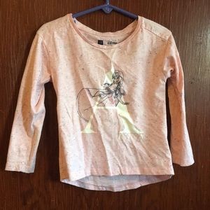 💥Price Drop Gap Disney Pink Anna Frozen Long Sleeved Shirt size 4